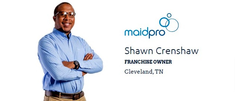 MaidPro Franchisee Shawn Crenshaw