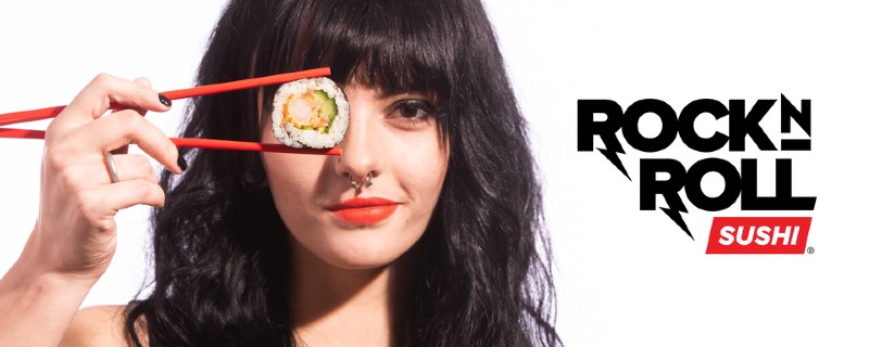 Rock N Roll Sushi Franchise Girl w chopsticks